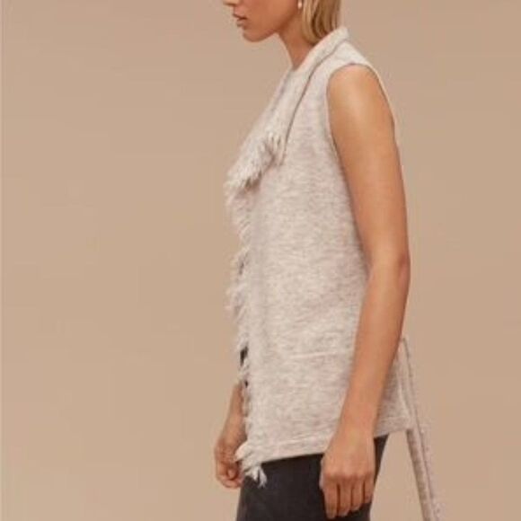 Wilfred Free Fei Fei Wool Sweater in Grey - Picture 5 of 5